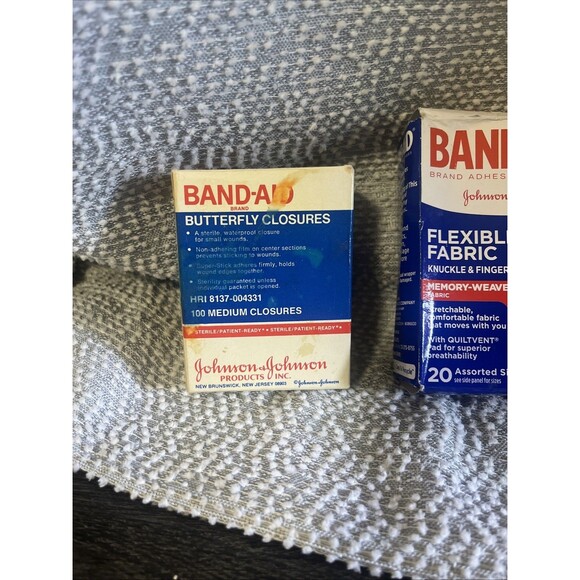 Vintage Band-Aid Dermicel Misc. Lot- Boxes Damaged and Some Boxes Missing A Few - Picture 2 of 5